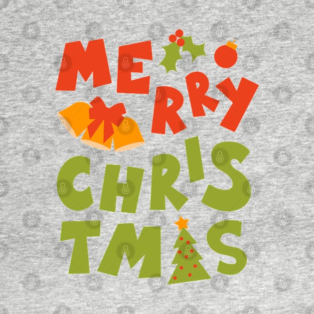 Merry Christmas Hand Lettering by lymancreativeco